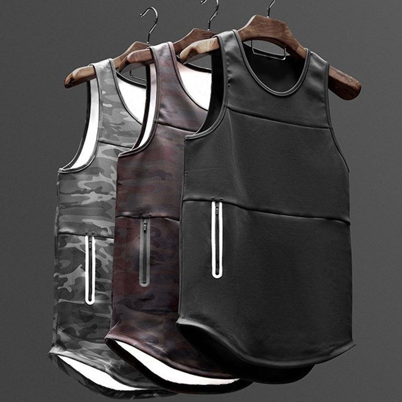 Mens Sports Vest Summer Quick Drying